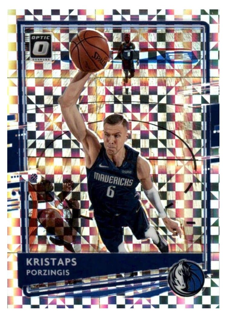 2020-21 Donruss Optic Base Set Kristaps Porzingis #82 card