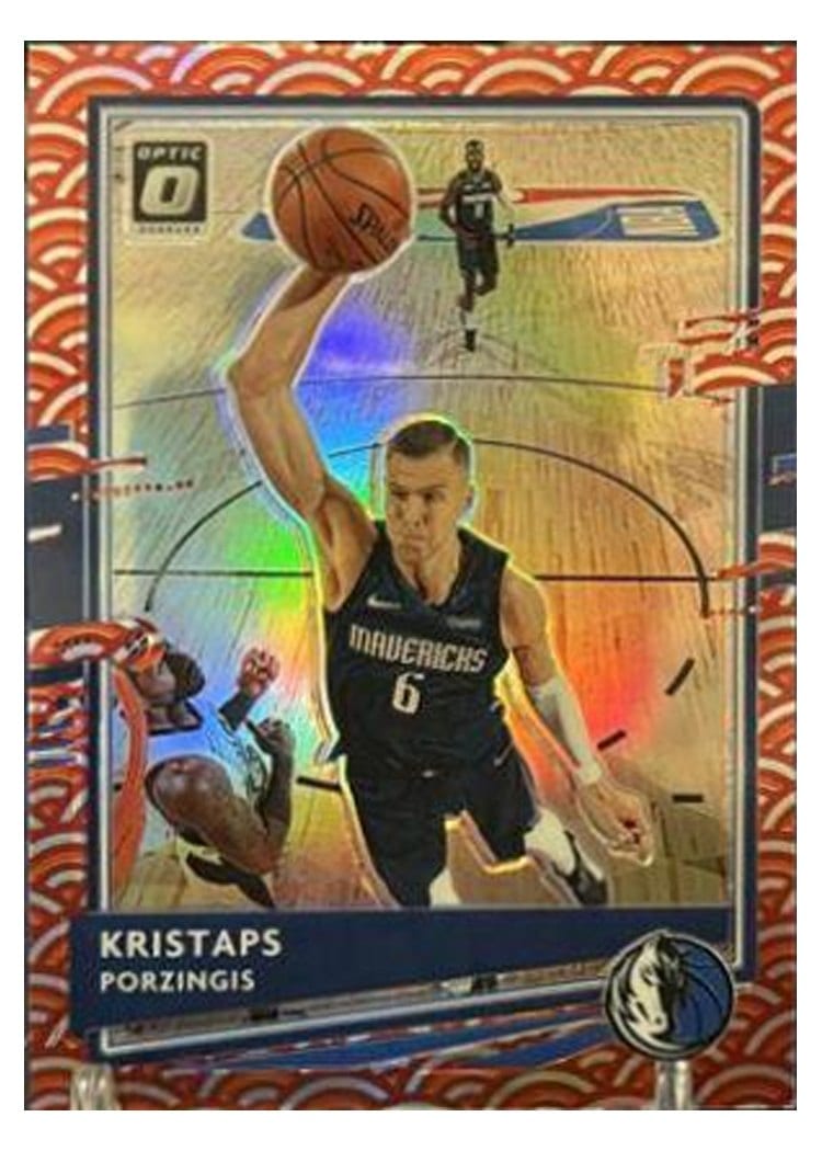2020-21 Donruss Optic Base Set Kristaps Porzingis #82 card
