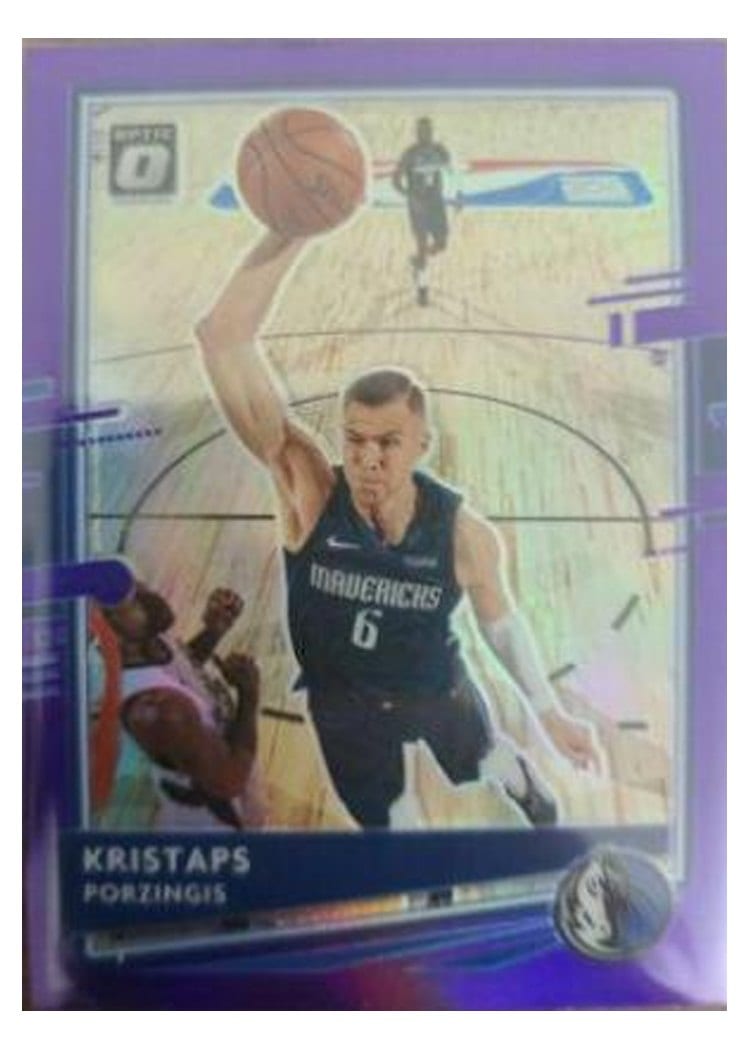 2020-21 Donruss Optic Base Set Kristaps Porzingis #82 card