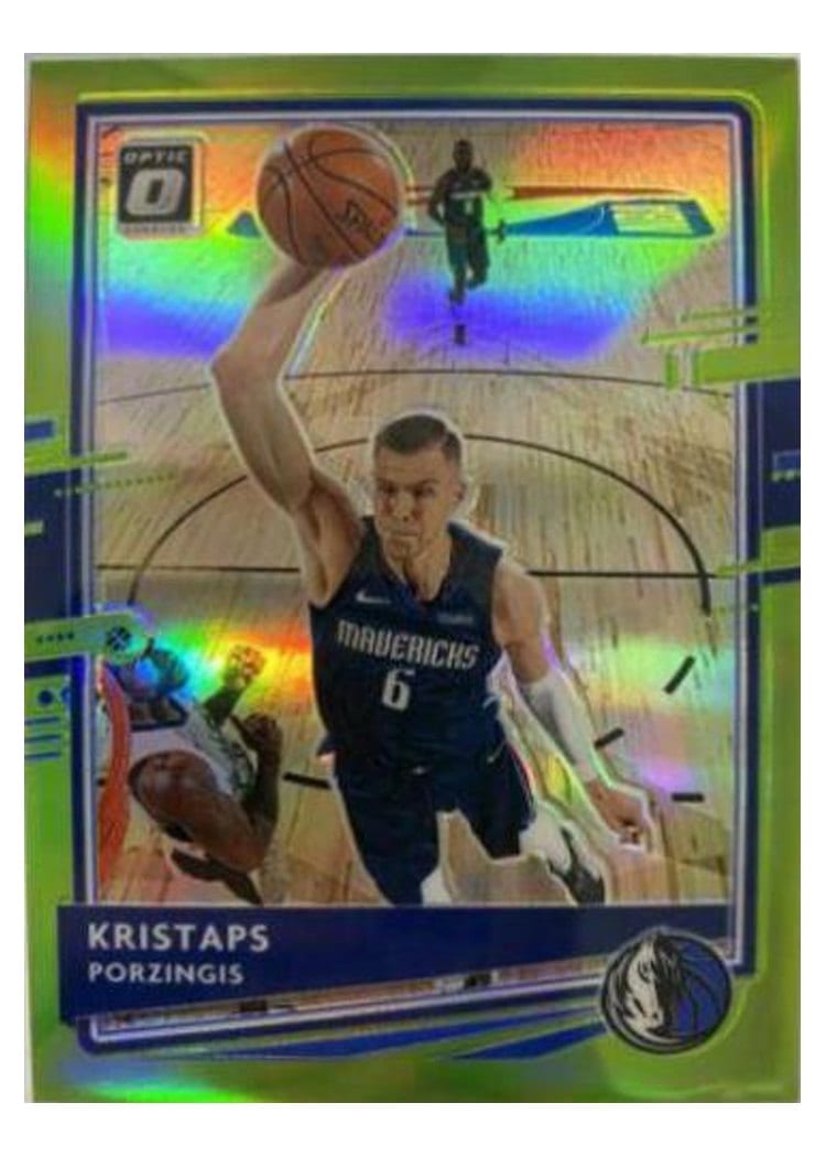 2020-21 Donruss Optic Base Set Kristaps Porzingis #82 card