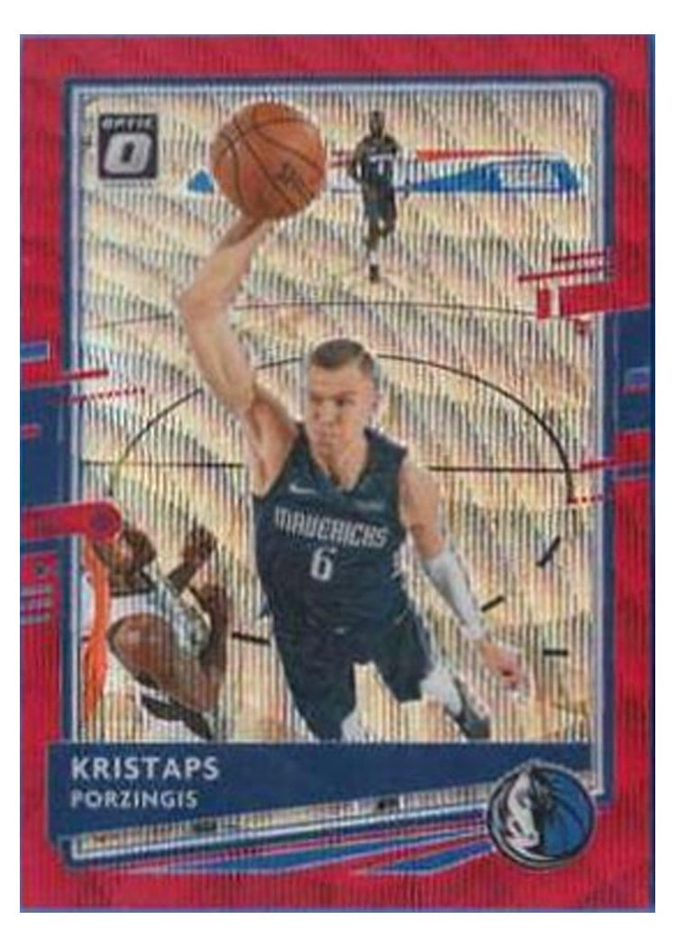 2020-21 Donruss Optic Base Set Kristaps Porzingis #82 card