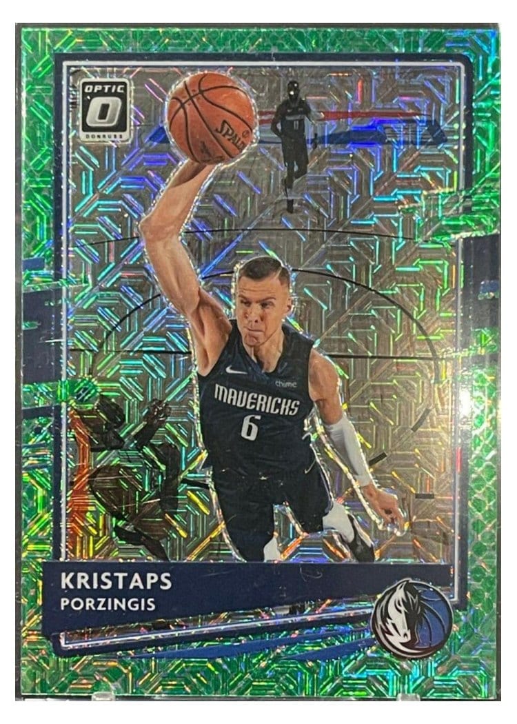 2020-21 Donruss Optic Base Set Kristaps Porzingis Choice Dragon #82 card