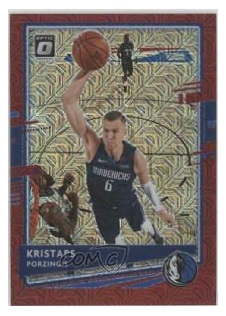 2020-21 Donruss Optic Base Set Kristaps Porzingis #82 card