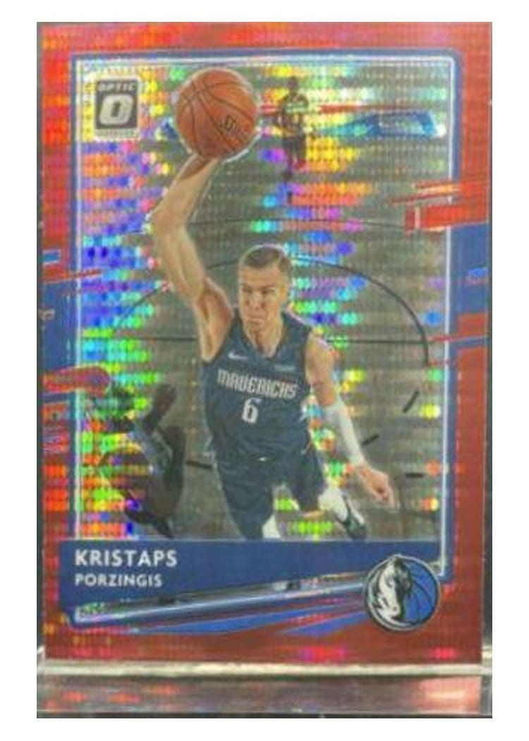 2020-21 Donruss Optic Base Set Kristaps Porzingis #82 card