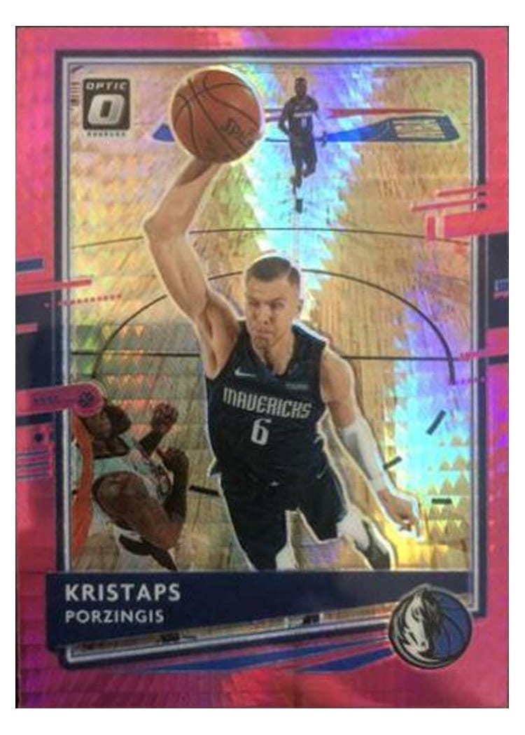 2020-21 Donruss Optic Base Set Kristaps Porzingis #82 card