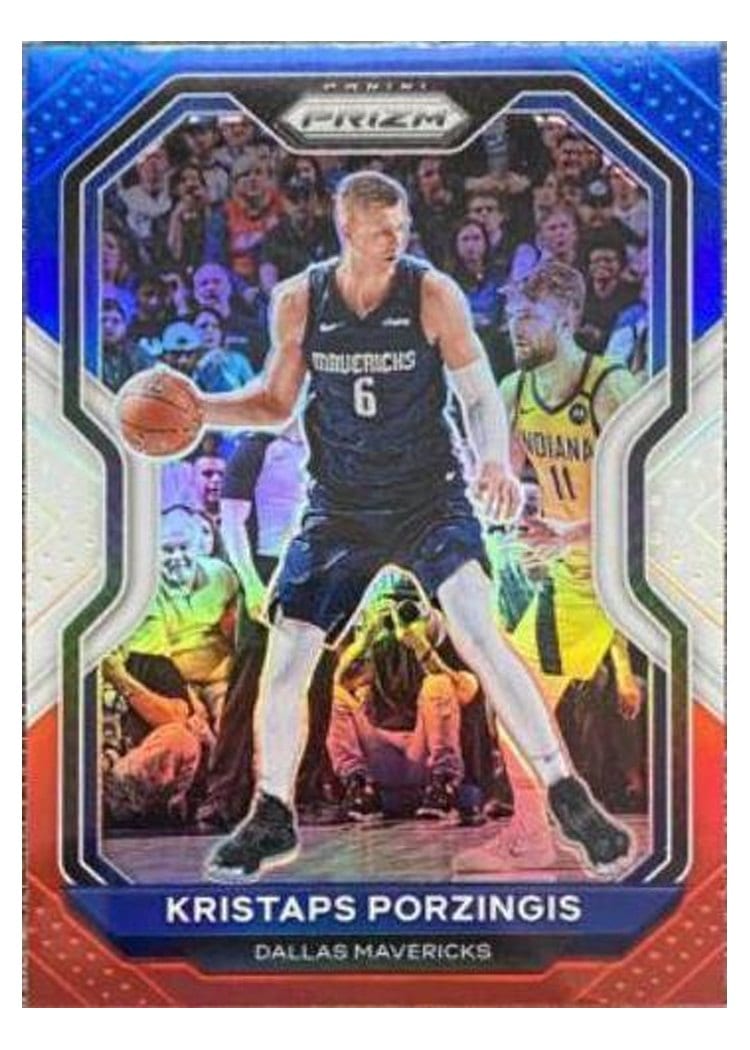 2020-21 Panini Prizm Base Set Kristaps Porzingis #18 card