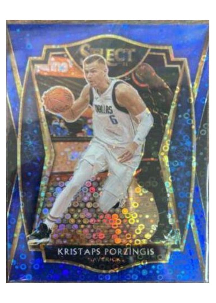 2020-21 Panini Select Base Set Kristaps Porzingis #105 card