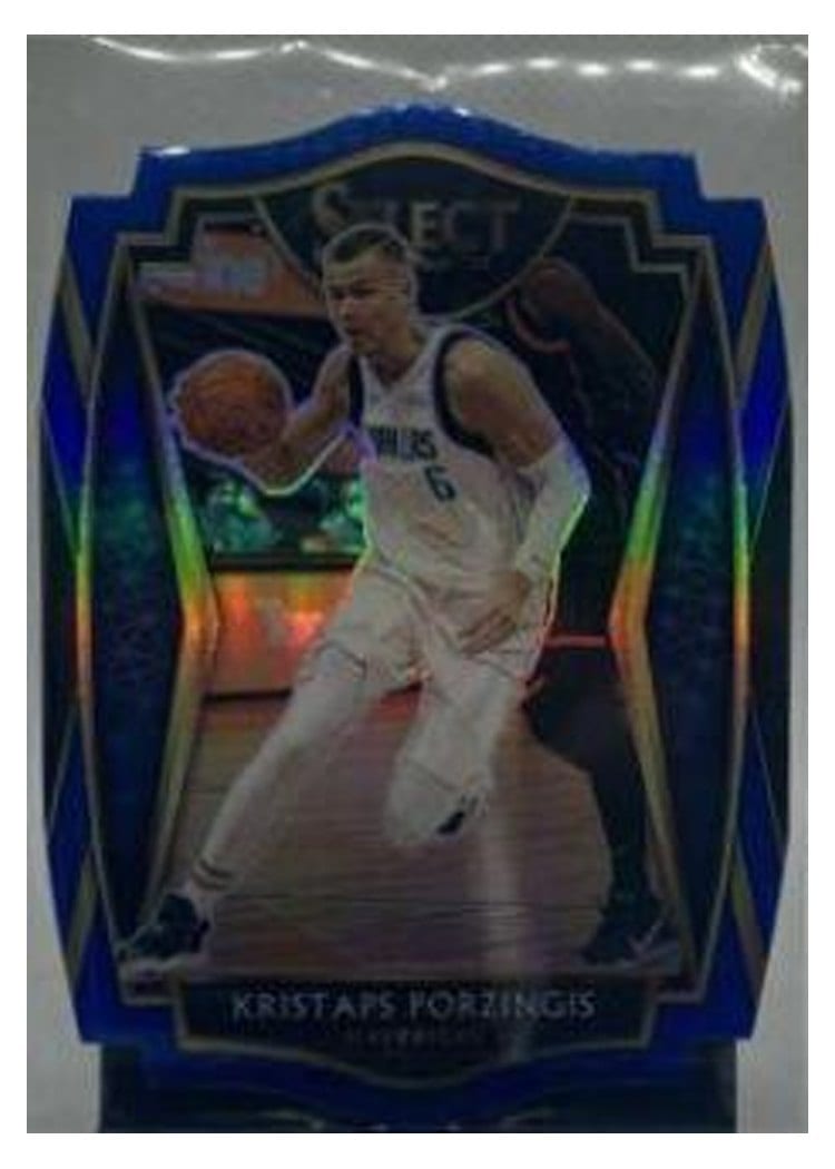 2020-21 Panini Select Base Set Kristaps Porzingis #105 card