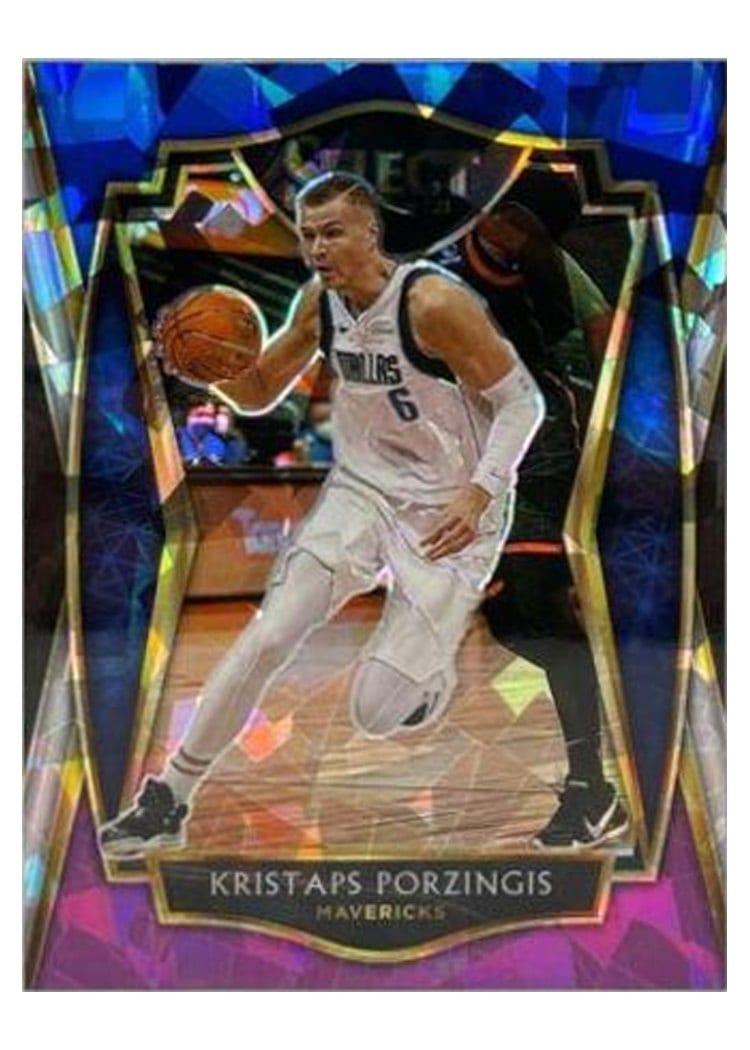 2020-21 Panini Select Base Set Kristaps Porzingis #105 card