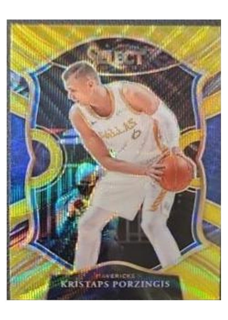 2020-21 Panini Select Base Set Kristaps Porzingis #105 card