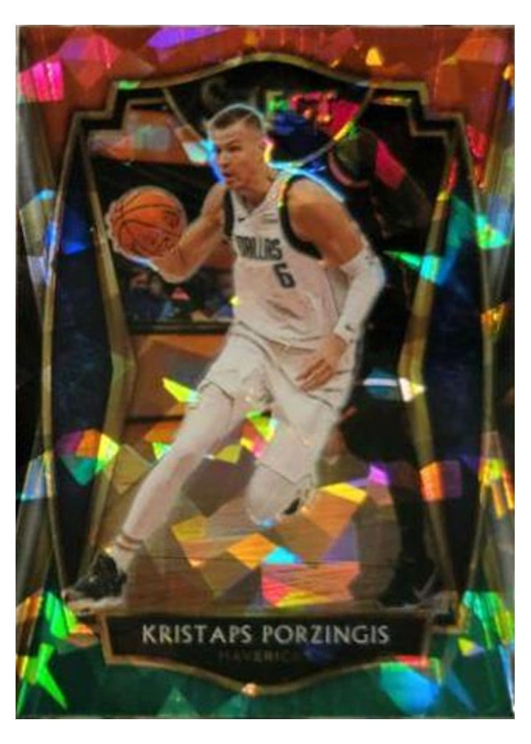2020-21 Panini Select Base Set Kristaps Porzingis #105 card