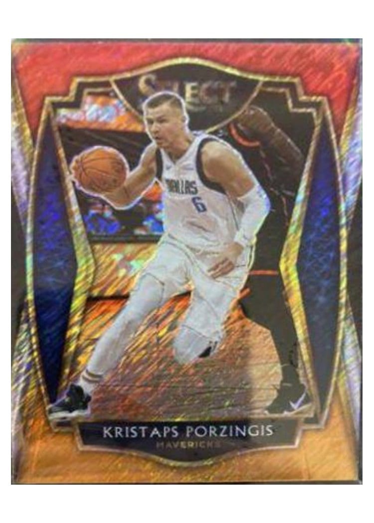 2020-21 Panini Select Base Set Kristaps Porzingis #105 card