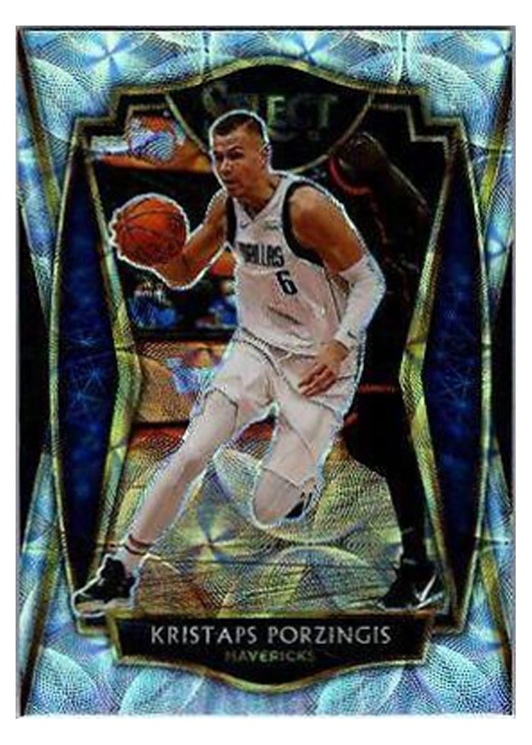 2020-21 Panini Select Base Set Kristaps Porzingis #105 card