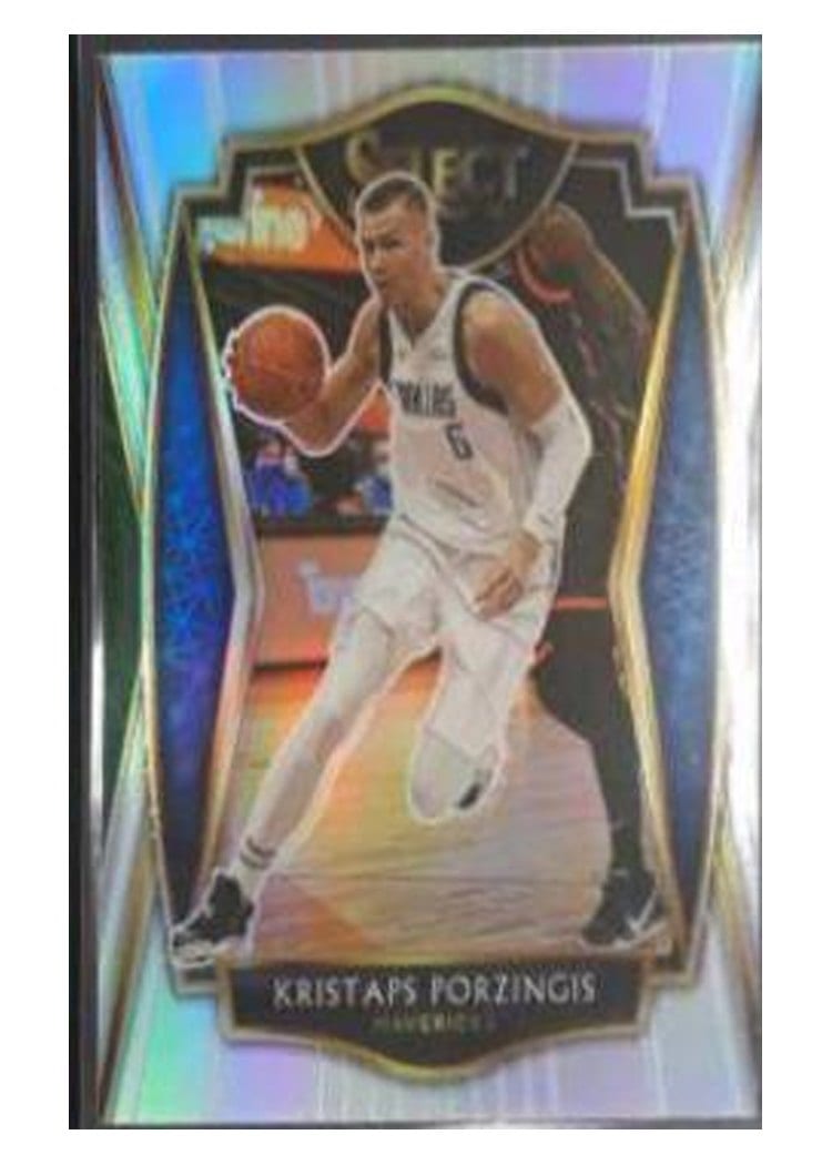 2020-21 Panini Select Base Set Kristaps Porzingis #105 card