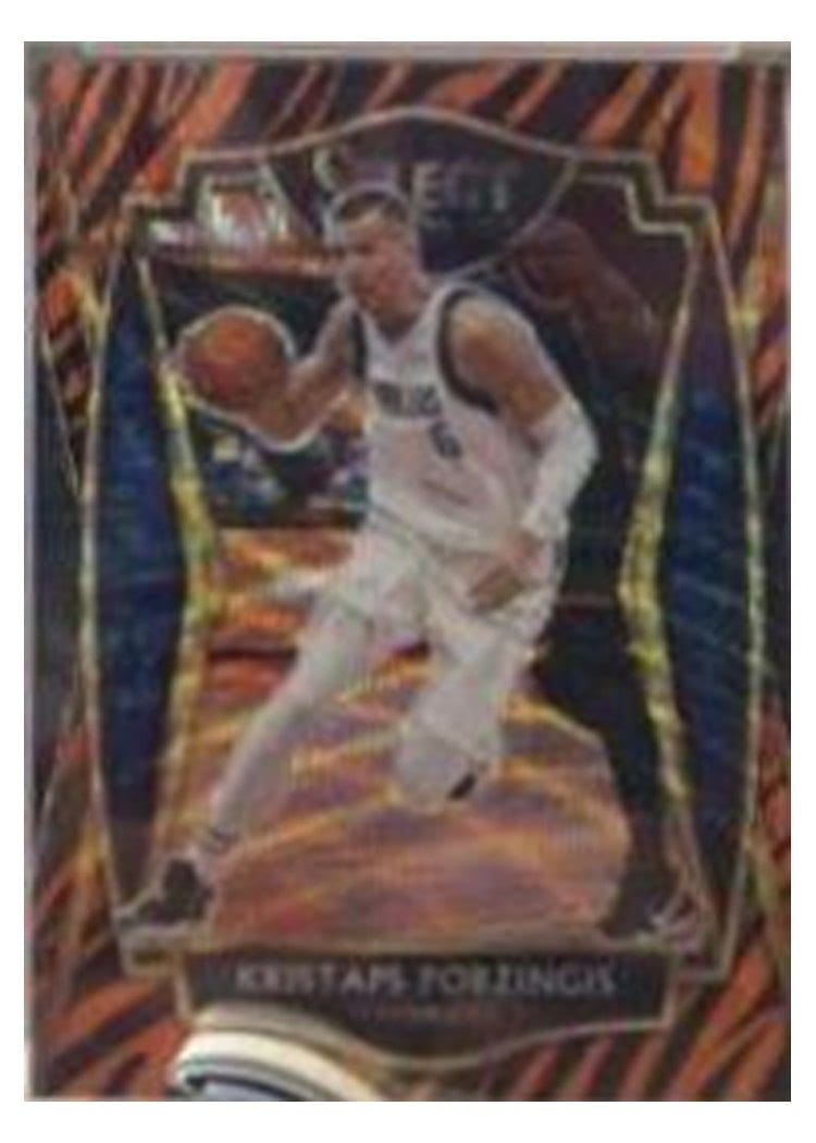 2020-21 Panini Select Base Set Kristaps Porzingis #105 card