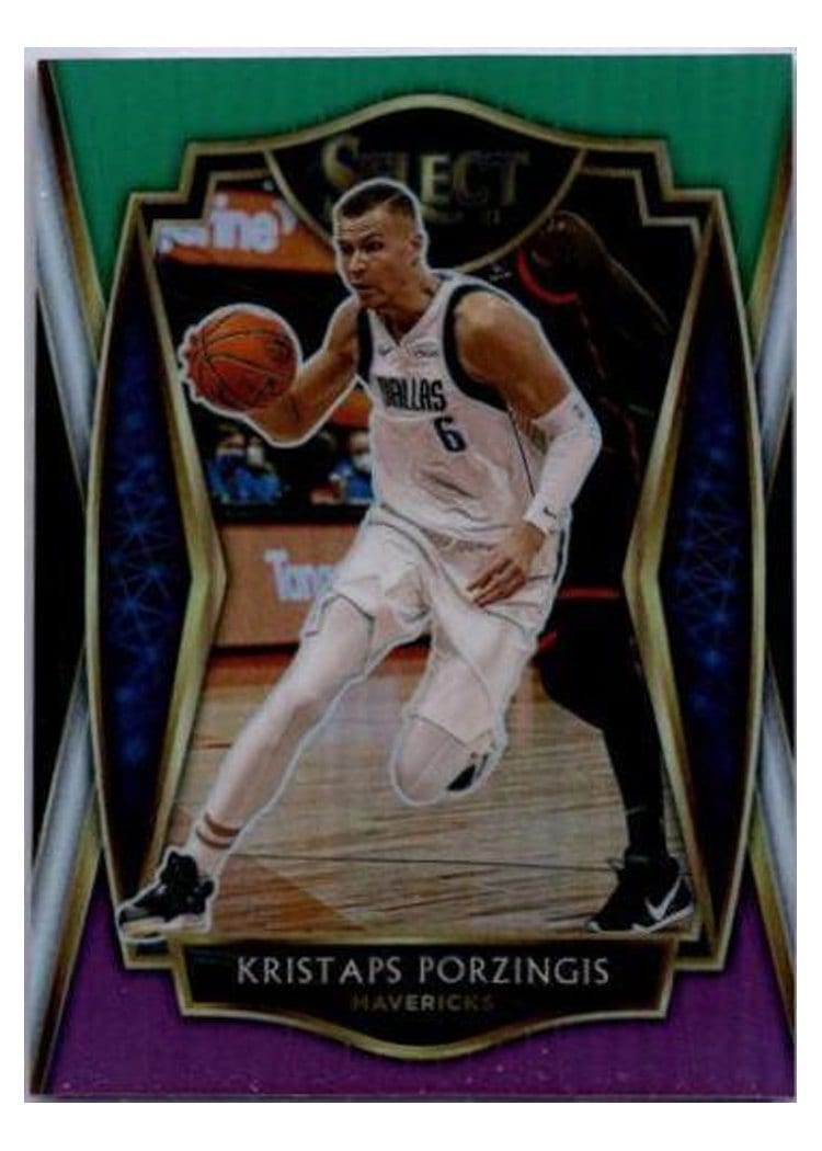 2020-21 Panini Select Base Set Kristaps Porzingis #105 card