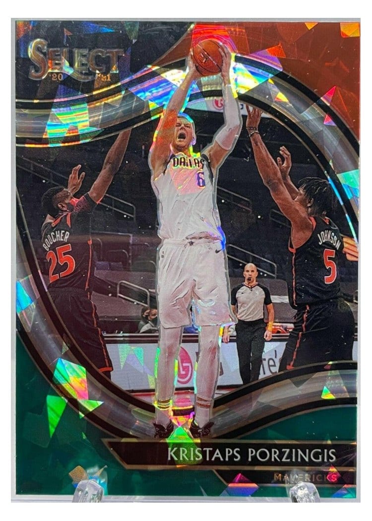 2020-21 Panini Select Base Set Kristaps Porzingis #244 card