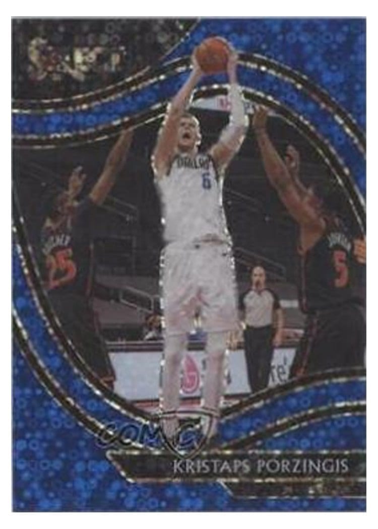 2020-21 Panini Select Base Set Kristaps Porzingis #244 card