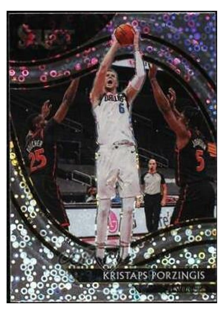 2020-21 Panini Select Base Set Kristaps Porzingis #244 card