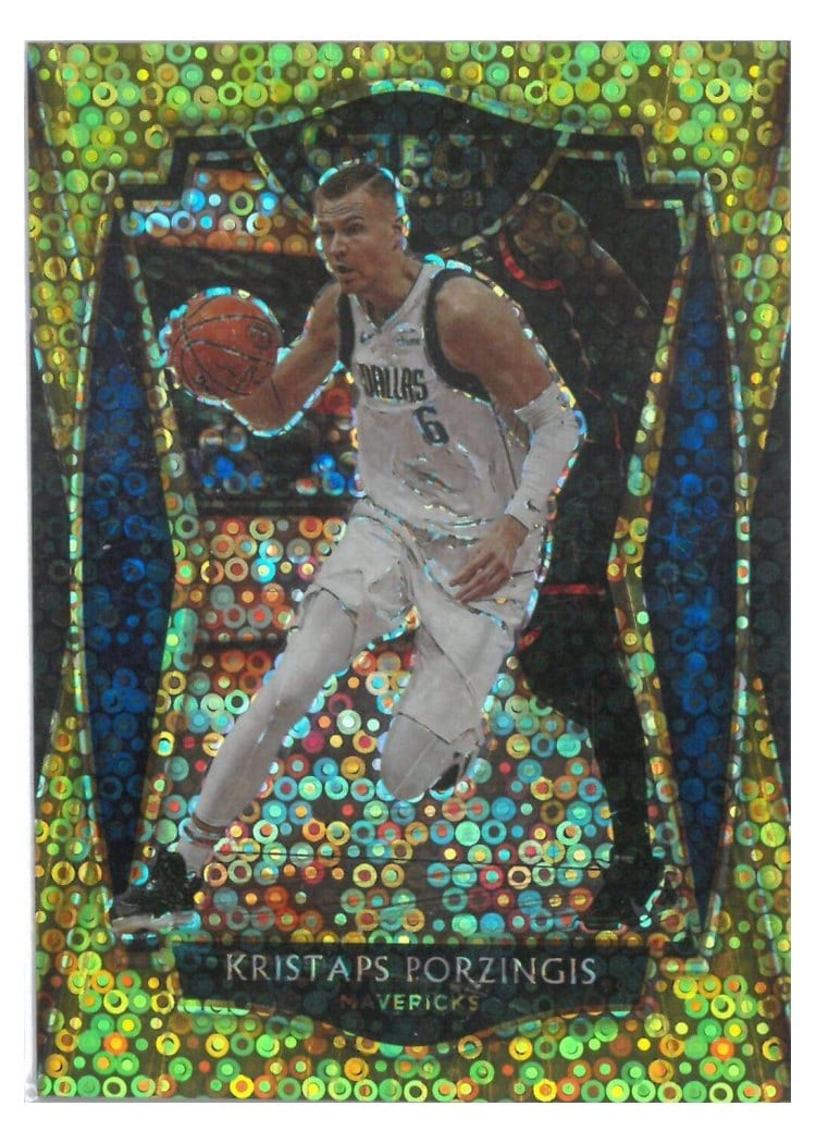 2020-21 Panini Select Base Set Kristaps Porzingis #244 card