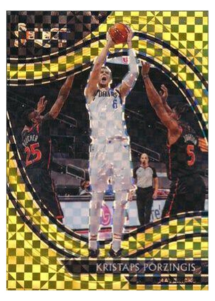 2020-21 Panini Select Base Set Kristaps Porzingis #244 card