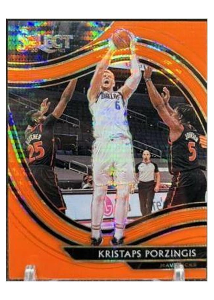 2020-21 Panini Select Base Set Kristaps Porzingis #244 card