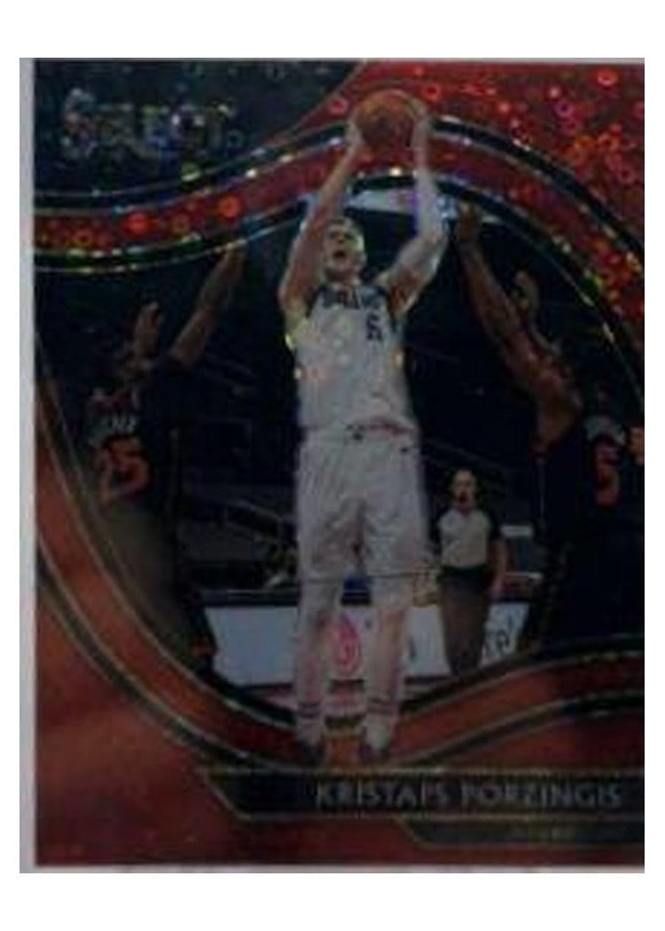 2020-21 Panini Select Base Set Kristaps Porzingis #244 card