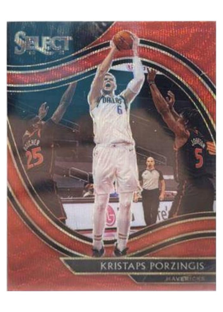 2020-21 Panini Select Base Set Kristaps Porzingis #244 card