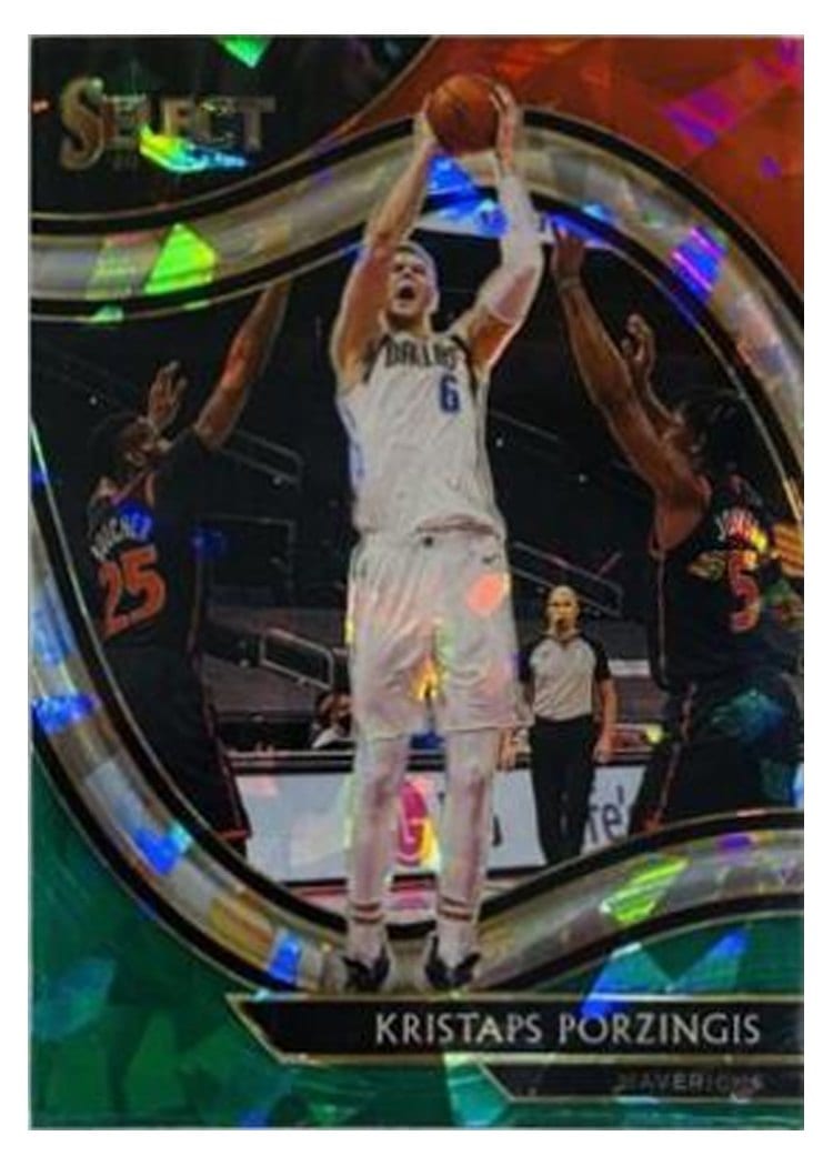 2020-21 Panini Select Base Set Kristaps Porzingis #244 card