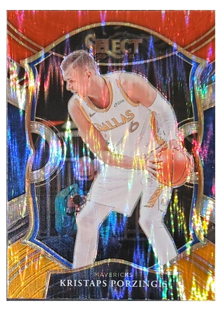 2020-21 Panini Select Base Set Kristaps Porzingis #244 card