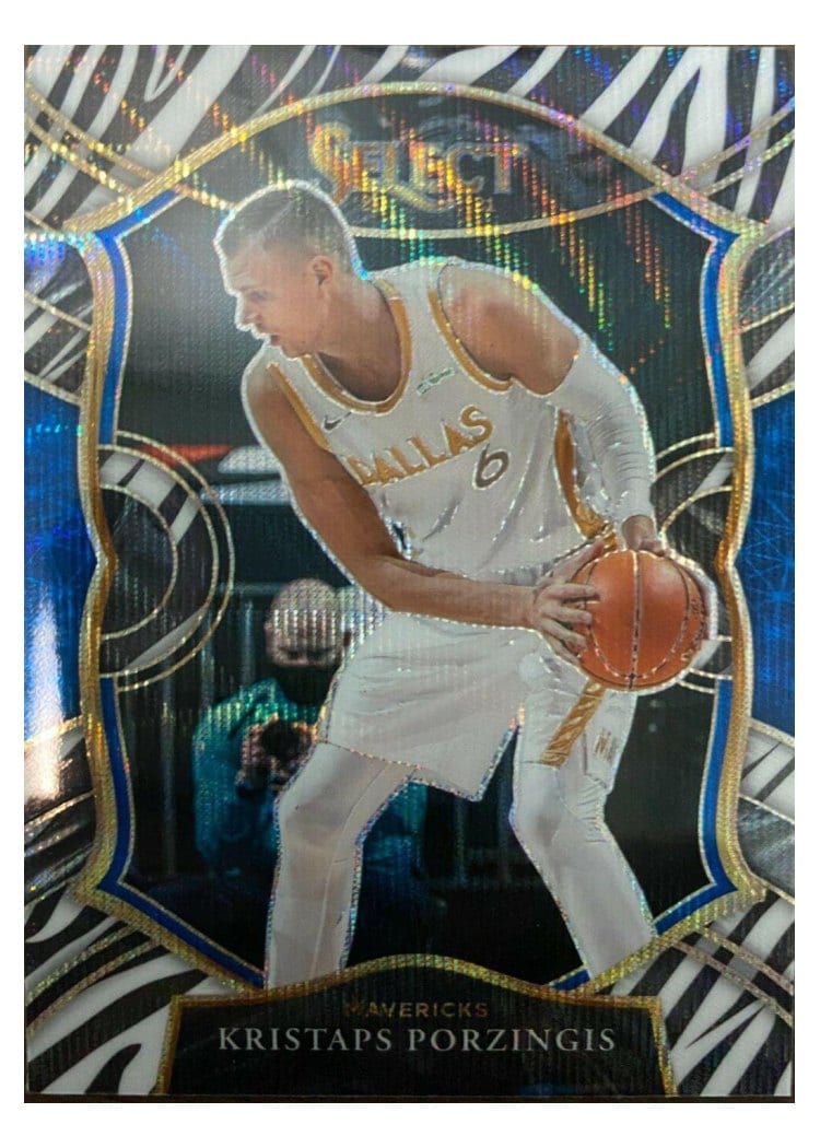 2020-21 Panini Select Base Set Kristaps Porzingis #244 card