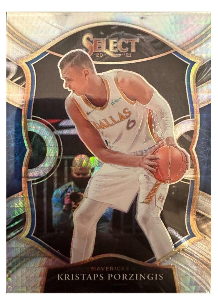 2020-21 Panini Select Base Set Kristaps Porzingis #244 card