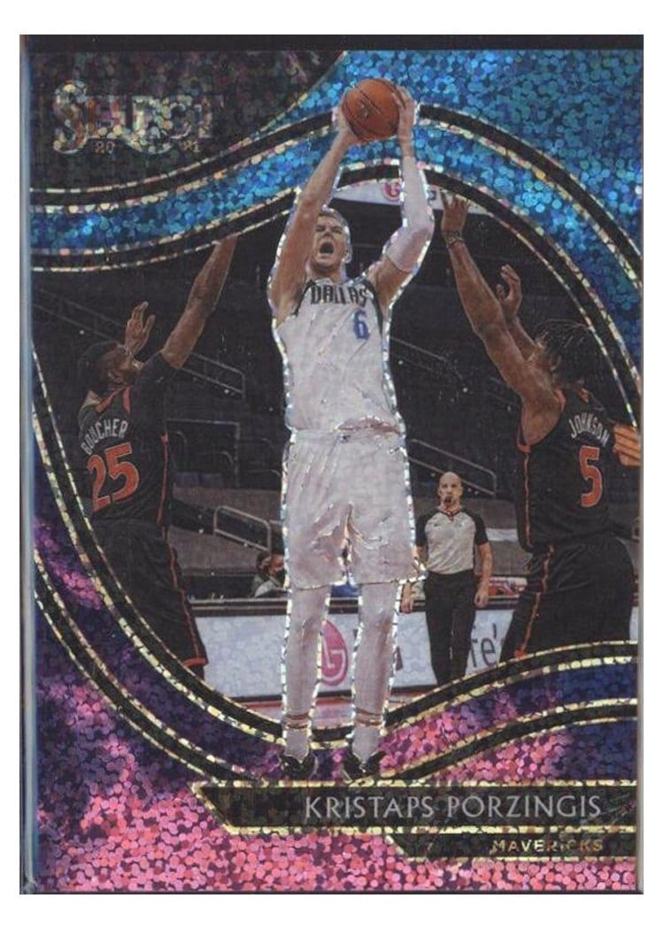 2020-21 Panini Select Base Set Kristaps Porzingis #244 card