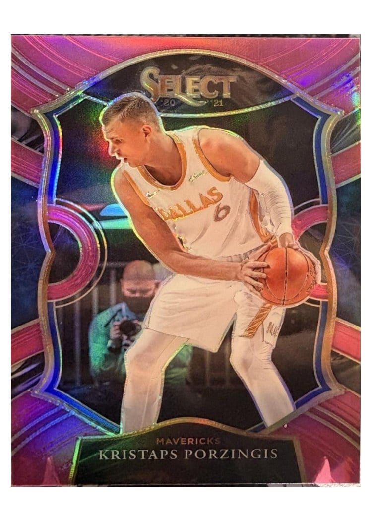 2020-21 Panini Select Base Set Kristaps Porzingis #43 card