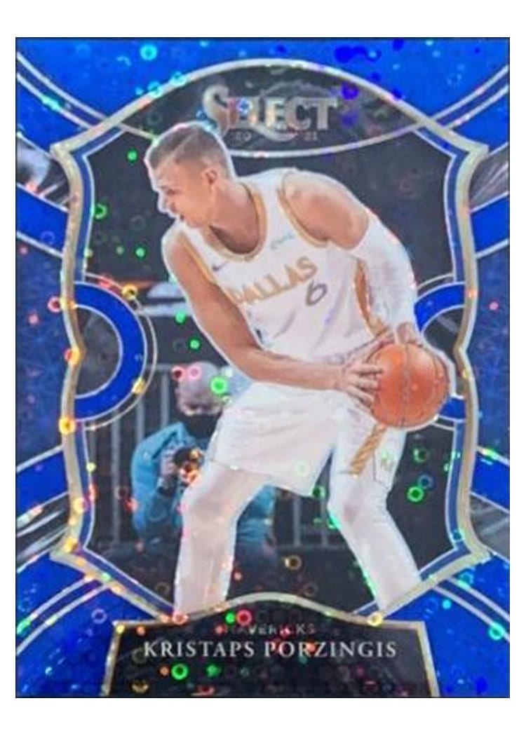 2020-21 Panini Select Base Set Kristaps Porzingis #43 card