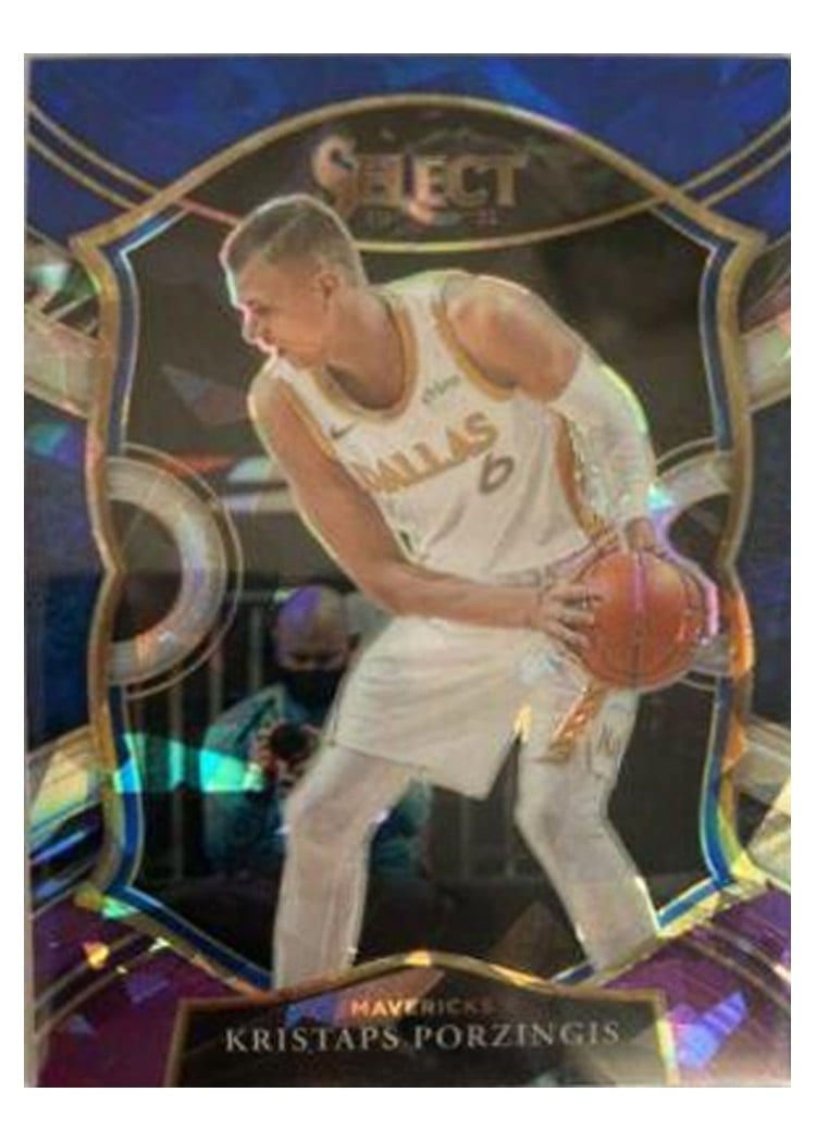 2020-21 Panini Select Base Set Kristaps Porzingis #43 card