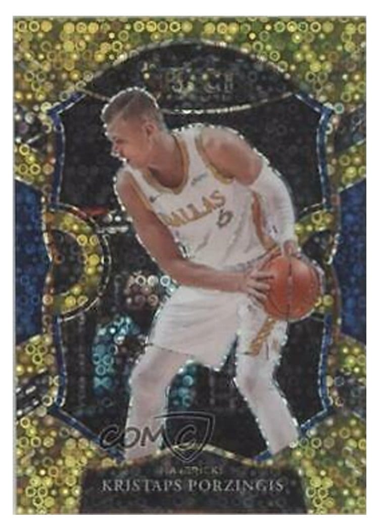 2020-21 Panini Select Base Set Kristaps Porzingis #43 card