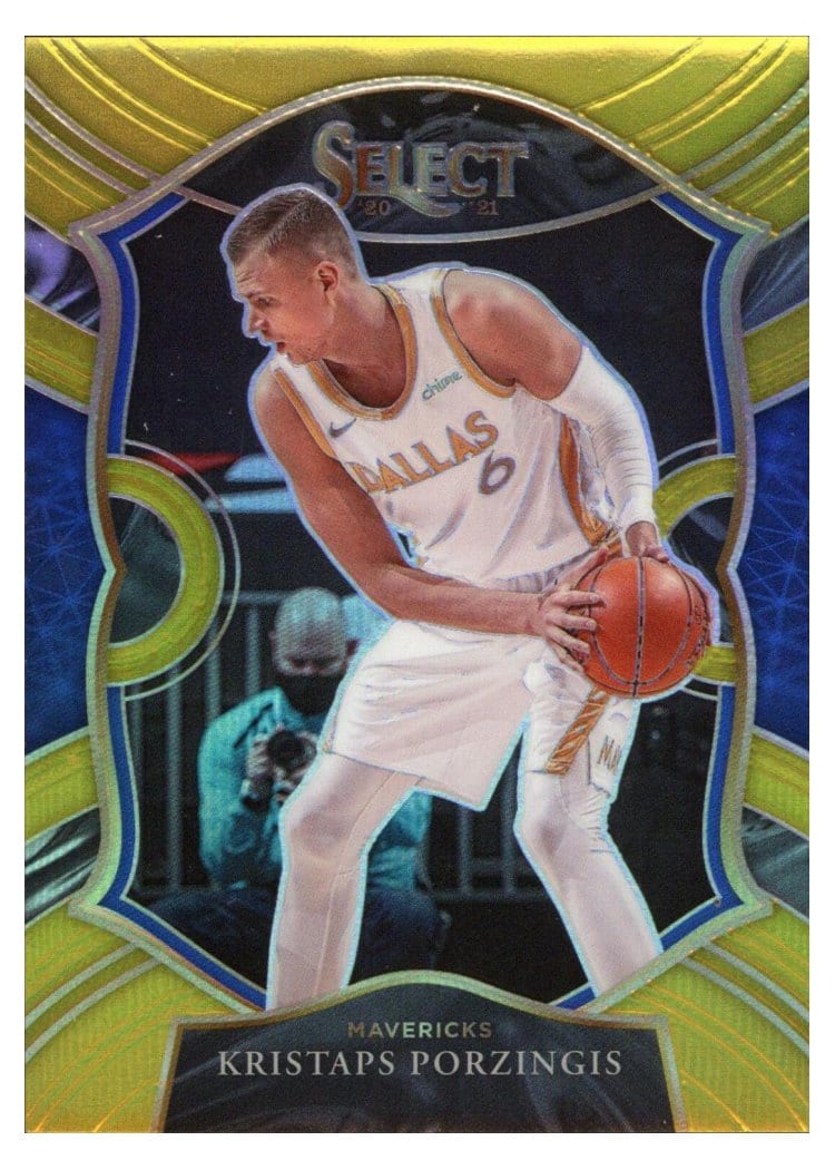 2020-21 Panini Select Base Set Kristaps Porzingis #43 card