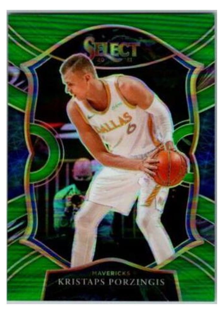 2020-21 Panini Select Base Set Kristaps Porzingis #43 card