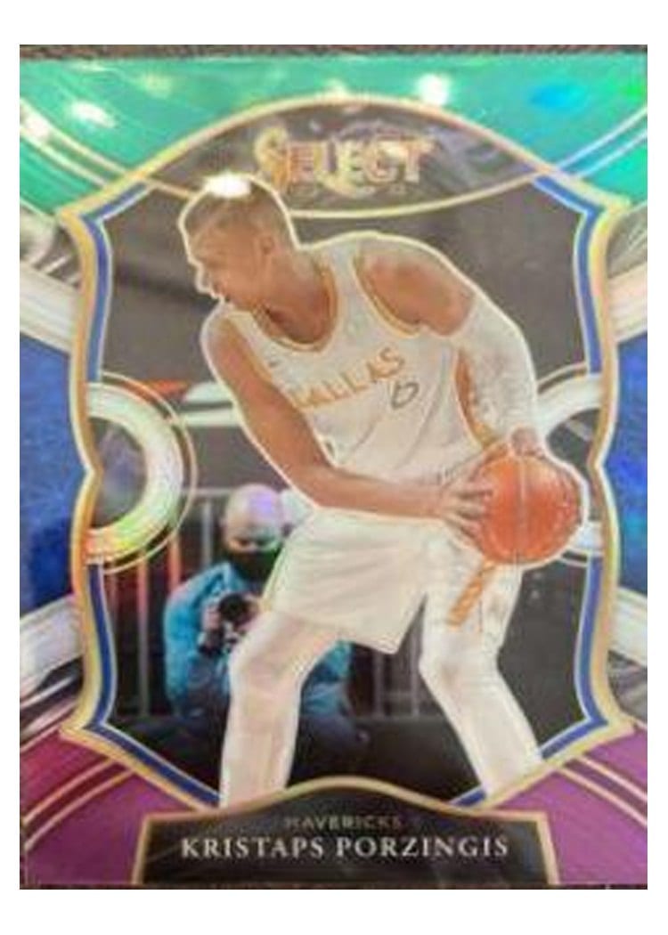 2020-21 Panini Select Base Set Kristaps Porzingis #43 card