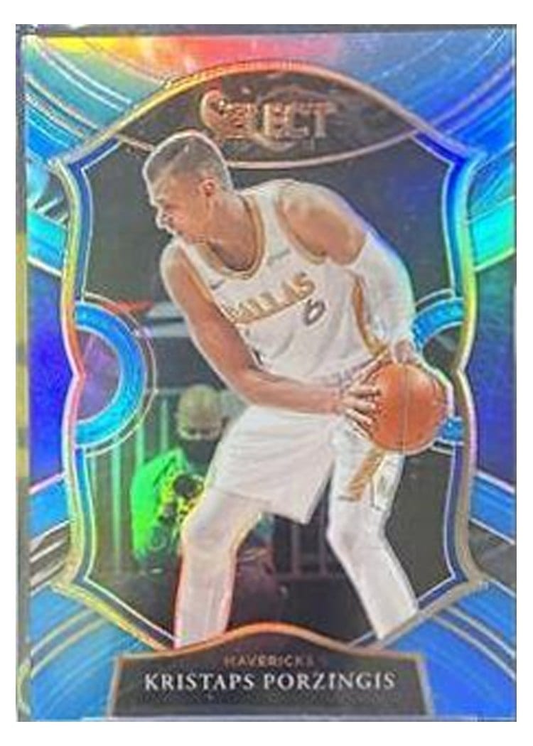 2020-21 Panini Select Base Set Kristaps Porzingis #43 card