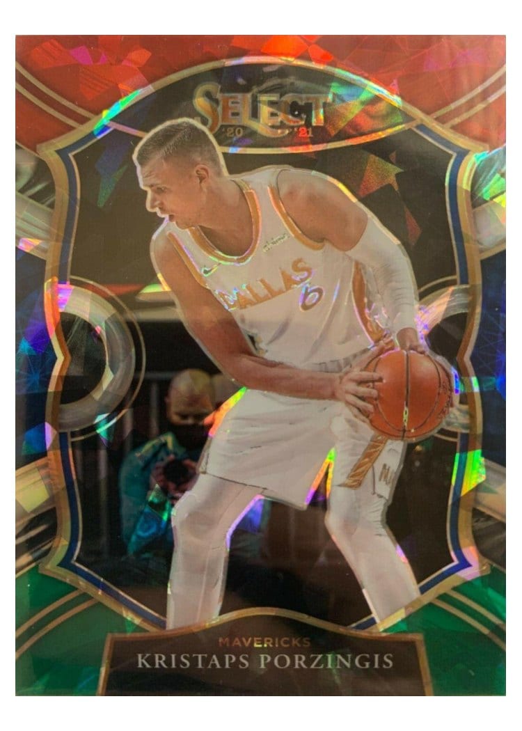 2020-21 Panini Select Base Set Kristaps Porzingis #43 card
