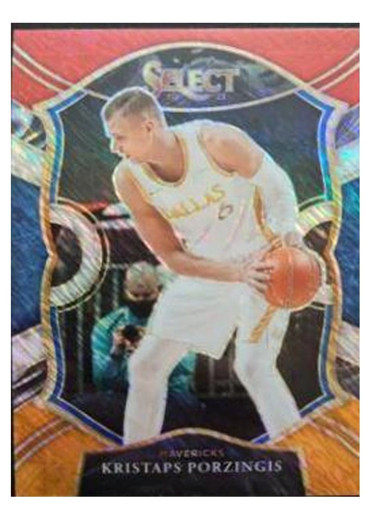 2020-21 Panini Select Base Set Kristaps Porzingis #43 card