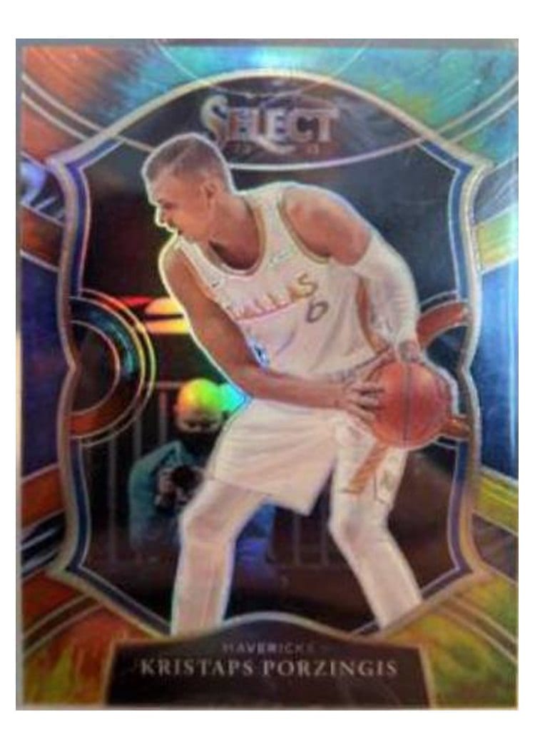 2020-21 Panini Select Base Set Kristaps Porzingis #43 card