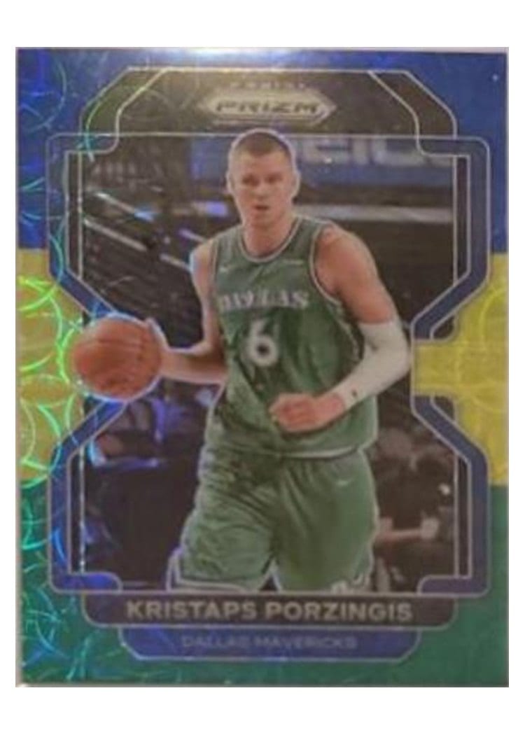 2021-22 Panini Prizm Base Set Kristaps Porzingis #74 card