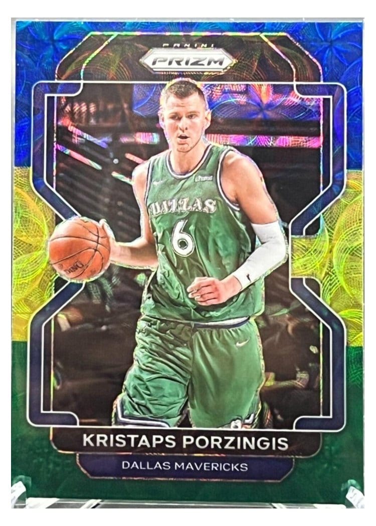 2021-22 Panini Prizm Base Set Kristaps Porzingis #74 card