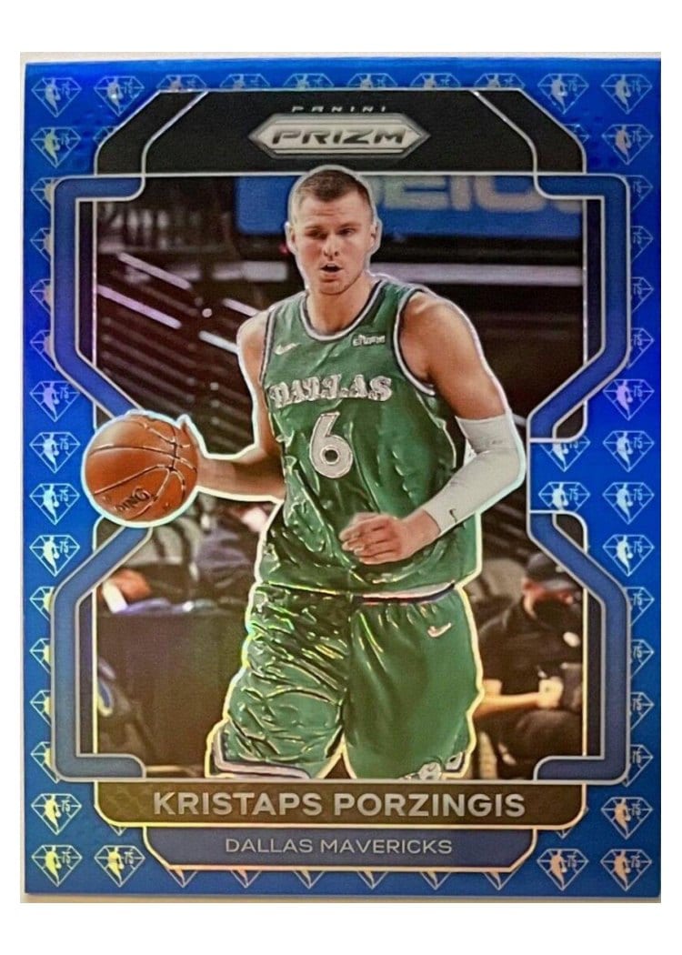 2021-22 Panini Prizm Base Set Kristaps Porzingis #74 card