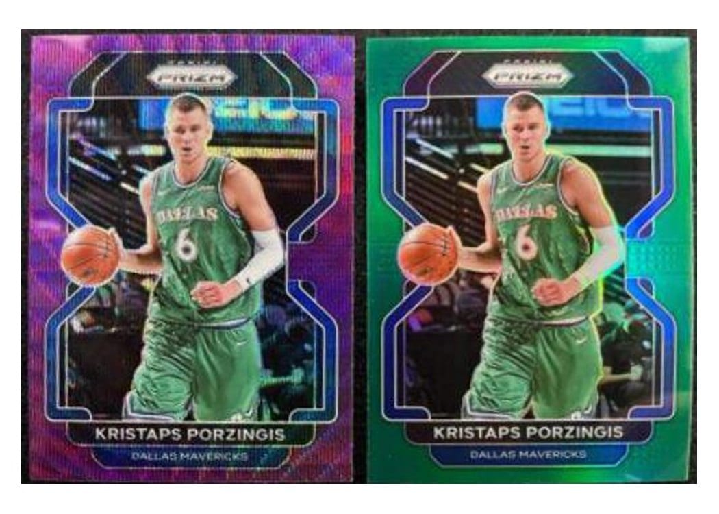 2021-22 Panini Prizm Base Set Kristaps Porzingis #74 card