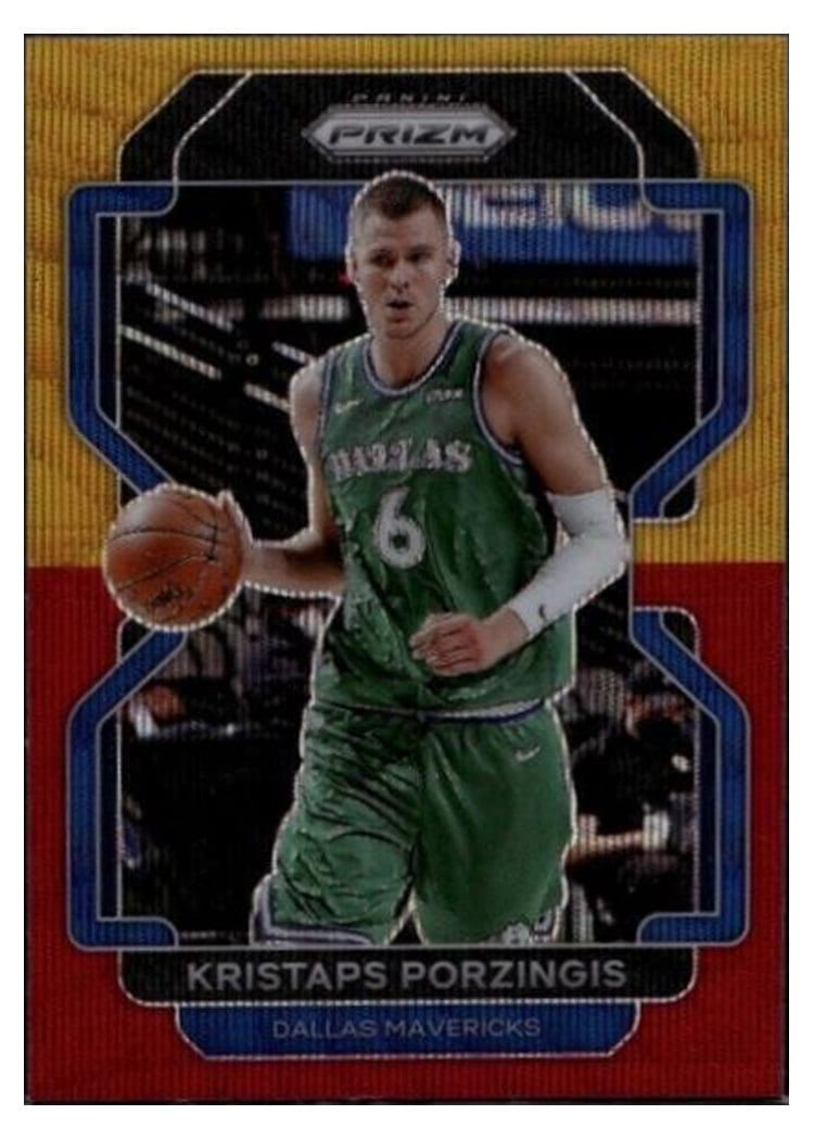 2021-22 Panini Prizm Base Set Kristaps Porzingis #74 card