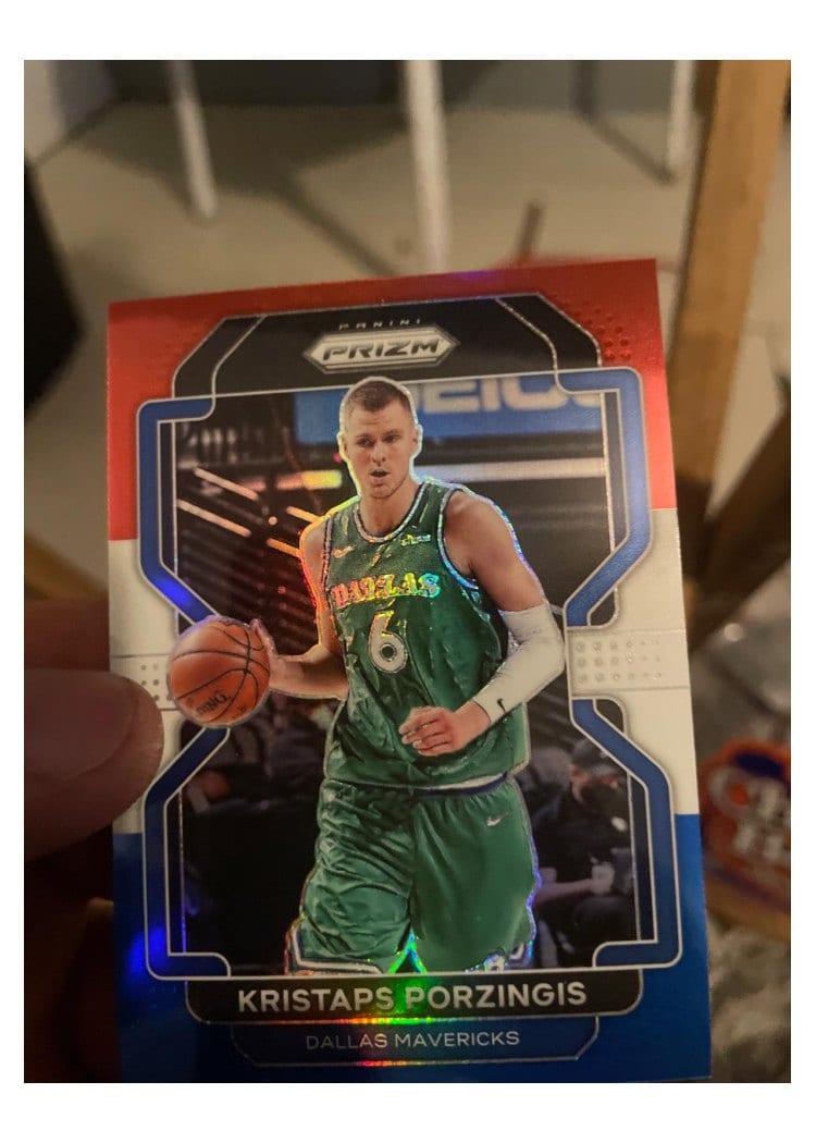 2021-22 Panini Prizm Base Set Kristaps Porzingis #74 card